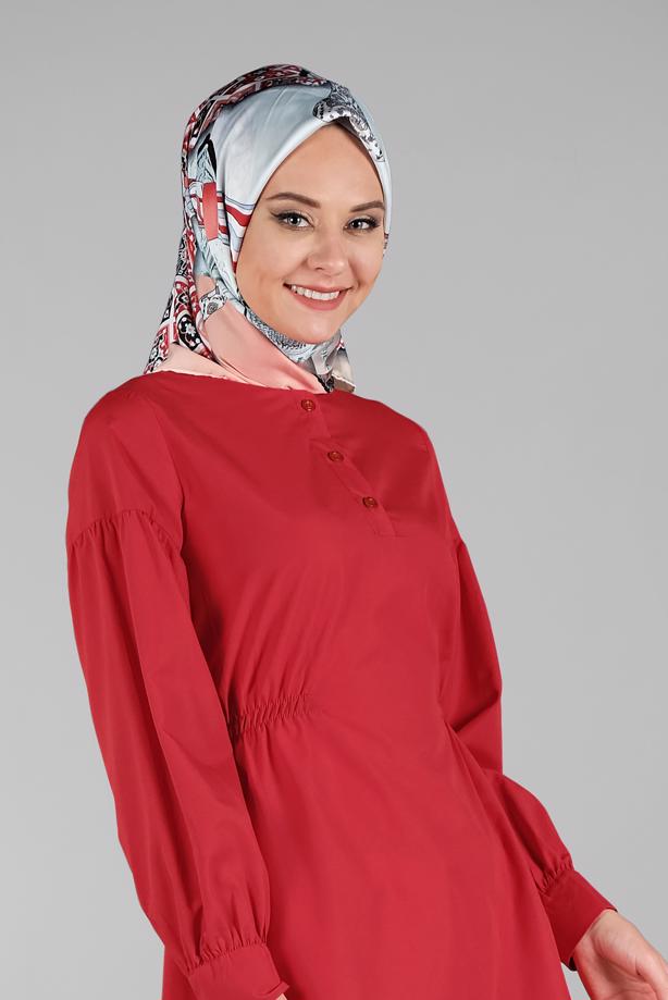 Vêtements hijab  BUTTONED TUNIC 8321 - TRENDTESETTÜR