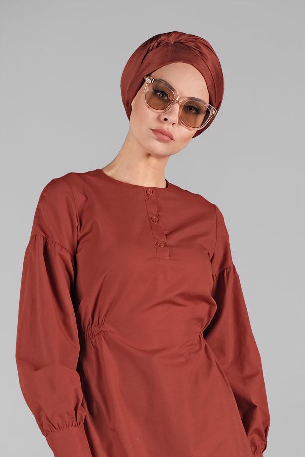 Vêtements hijab  BUTTONED TUNIC 8321 - TRENDTESETTÜR