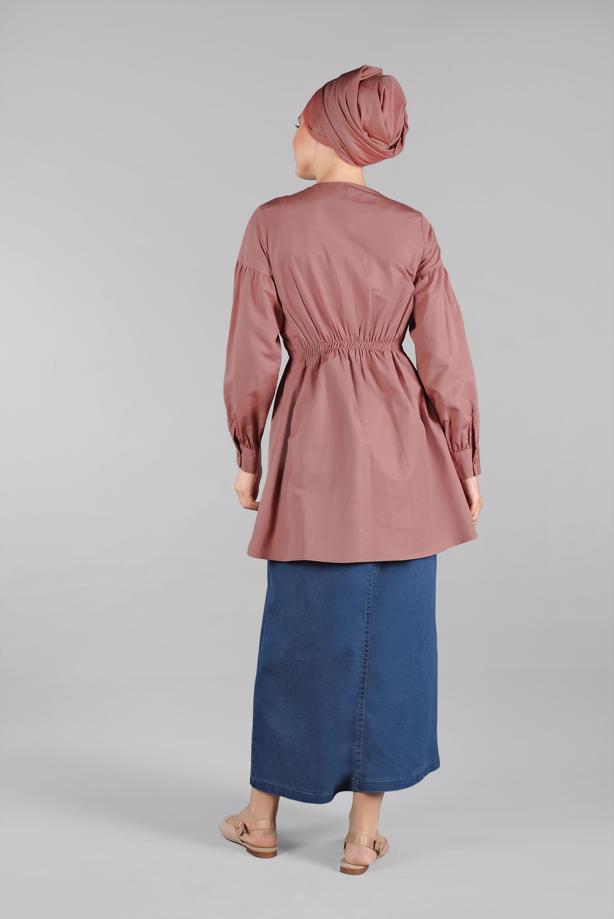 Vêtements hijab  BUTTONED TUNIC 8321 - TRENDTESETTÜR