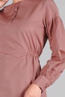 Vêtements hijab ROSE TUNIQUE BOUTONNÉE 8321