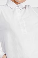 Vêtements hijab CRÈME TUNIQUE BOUTONNÉE À VOLANTS 8470 