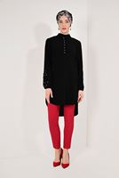 Hijab clothing BLACK GEM EMBROIDERED TUNIC 9548