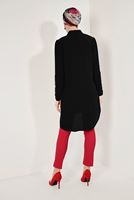 Hijab clothing BLACK GEM EMBROIDERED TUNIC 9548