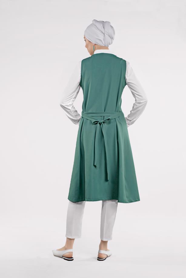 Vêtements hijab VERT COSTUME & VEST À CLOUTÉ 9747  - TRENDTESETTÜR