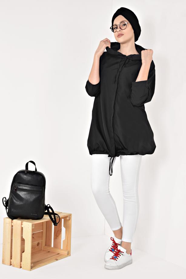 Vêtements hijab  HOODED PRINTED RAINCOAT 4203-2  - TRENDTESETTÜR