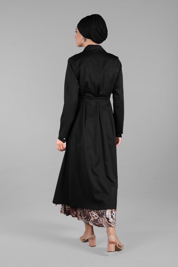 Vêtements hijab  BUTTONED TRENCH-COAT 8033-1  - TRENDTESETTÜR