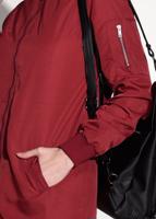 Vêtements hijab ROUGE BORDEAUX TRENCH-COAT ZIPPÉ 043