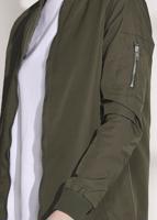 Hijab clothing KHAKI ZIPPED TRENCH-COAT 043 