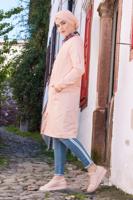 Vêtements hijab POUDRE TRENCH-COAT ZIPPÉ 043