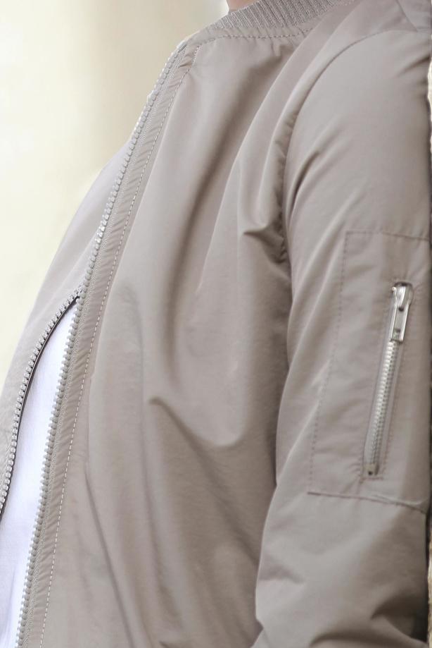 Vêtements hijab  ZIPPED TRENCH-COAT 043  - TRENDTESETTÜR