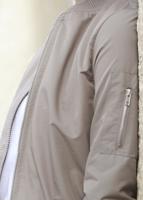 Hijab clothing BEIGE ZIPPED TRENCH-COAT 043 