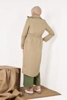 Vêtements hijab BRUN TRENCH-COAT ZIPPÉ 853