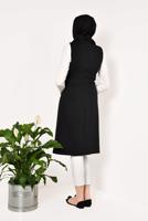 Vêtements hijab NOIR GILET BRODÉ 175610 