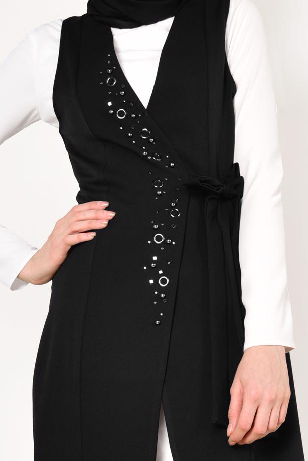 Vêtements hijab  EMBROIDERED VEST 175610  - TRENDTESETTÜR
