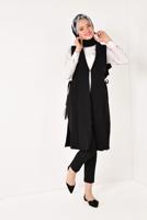 Vêtements hijab NOIR GILET NOUÉE 865610 
