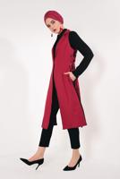 Vêtements hijab ROUGE GILET NOUÉE 865610 