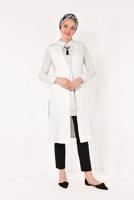 Vêtements hijab ÉCRU GILET NOUÉE 865610 