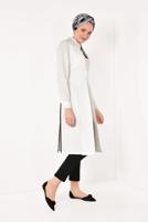 Vêtements hijab ÉCRU GILET NOUÉE 865610 