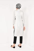 Vêtements hijab ÉCRU GILET NOUÉE 865610 