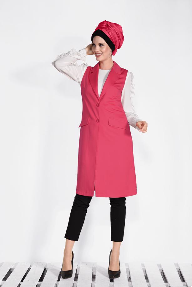 Vêtements hijab CORAIL GILET À BOUTONNÉ 4332  - TRENDTESETTÜR