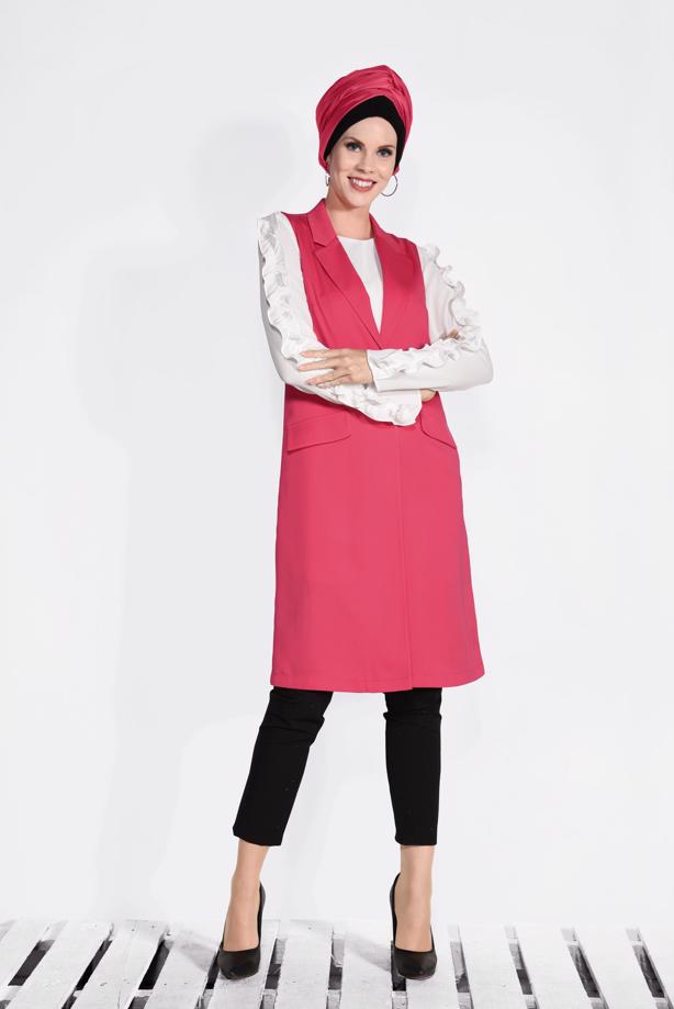 Vêtements hijab CORAIL GILET À BOUTONNÉ 4332  - TRENDTESETTÜR