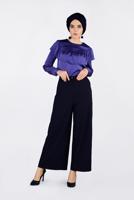 Vêtements hijab POURPRE ALVINA BLOUSE RUCHÉE 4202
