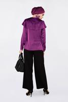 Vêtements hijab FUCHSIA ALVINA BLOUSE RUCHÉE 4202