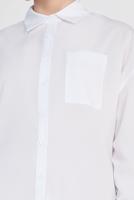 Tesettür giyim KREM ALVİNA KLASİK KESİM BLUZ 4886