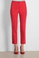 Tesettür giyim KIRMIZI ALVİNA KLASİK KESİM PANTOLON 7554