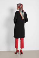 Tesettür giyim KIRMIZI ALVİNA KLASİK KESİM PANTOLON 7554