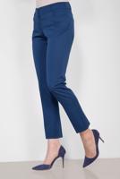 Tesettür giyim LACİVERT ALVİNA DÜĞMELİ KLASİK PANTOLON 7577