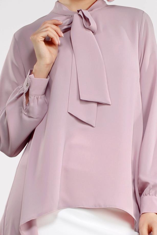 Vêtements hijab  TIE-NECK TOP 3496  - TRENDTESETTÜR