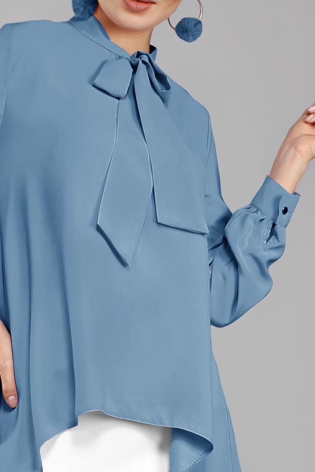 Vêtements hijab  TIE-NECK TOP 3496  - TRENDTESETTÜR