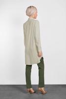 Tesettür giyim BEJ ALVİNA CEPLİ KLASİK TUNİK 4164