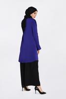 Tesettür giyim MOR ALVİNA İŞLEMELİ TUNİK 4301