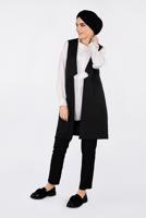 Vêtements hijab NOIR T 4330 ALVİNA SACHA 43514 YELEK