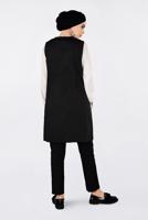 Vêtements hijab NOIR T 4330 ALVİNA SACHA 43514 YELEK