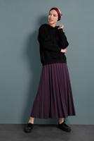 Vêtements hijab NOIR SURVÊTEMENT EN COTON À CAPUCHE 0182 