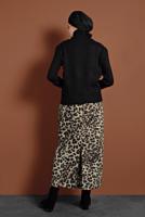 Tesettür giyim SİYAH BOĞAZLI TRİKO KAZAK 4306