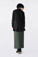 Tesettür giyim SİYAH ETEK UCU FIRFIRLI BLUZ 4743