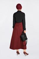 Hijab clothing BLACK SHIRT-COLLAR CLASSIC SHIRT 4761 