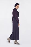 Vêtements hijab POURPRE BLOUSE EN DENTELLE 4788 