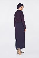 Vêtements hijab POURPRE BLOUSE EN DENTELLE 4788 