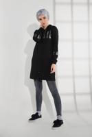 Tesettür giyim SİYAH PAMUKLU PUL PAYET EŞOFMAN CEKET 9005