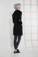 Tesettür giyim SİYAH PAMUKLU PUL PAYET EŞOFMAN CEKET 9005