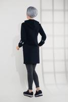 Tesettür giyim LACİVERT PAMUKLU PUL PAYET EŞOFMAN CEKET 9005