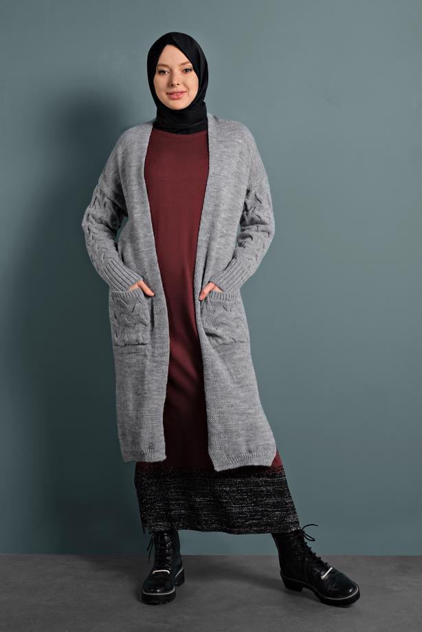 Vêtements hijab  KNIT CARDIGAN 0005  - TRENDTESETTÜR