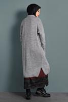 Vêtements hijab GRIS GILET EN MAILLE 0005 