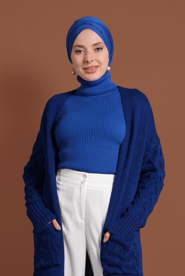 Hijab clothing  KNIT CARDIGAN 0005  - TRENDTESETTÜR