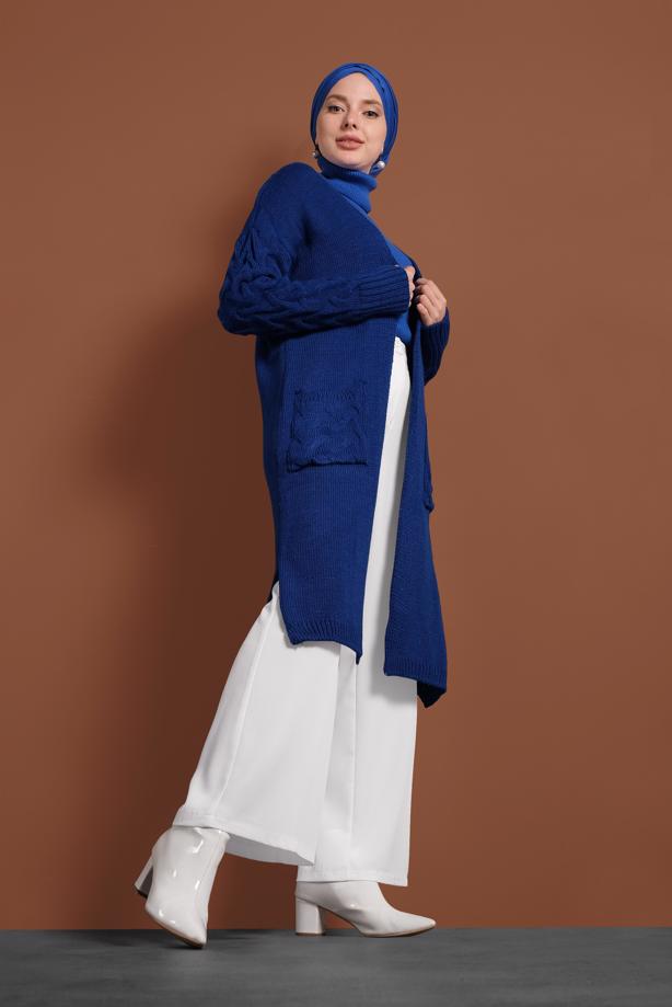 Hijab clothing  KNIT CARDIGAN 0005  - TRENDTESETTÜR